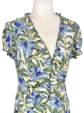 Connected Apparel stretchy floral dress